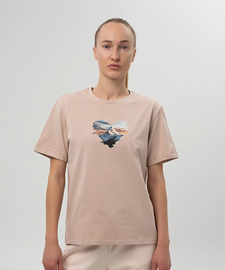 Футболка Nordski Simple Logo Soft Pink W