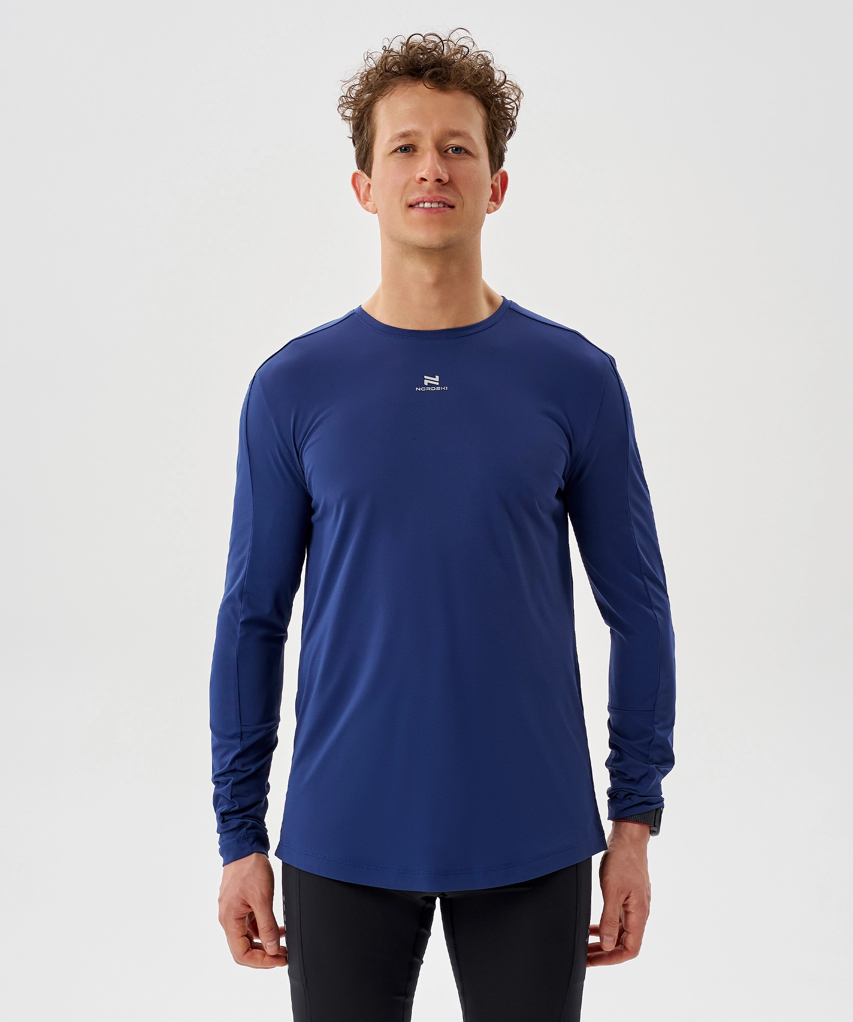 Футболка Nordski Upcast Orange с длинным рукавом