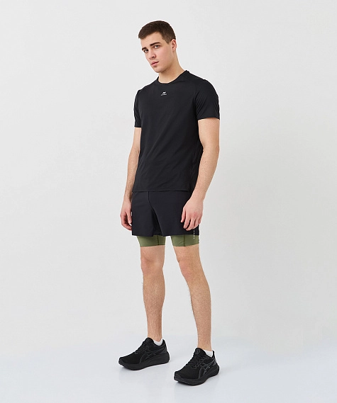 Шорты с лосинами Nordski Stayer Black/Olive