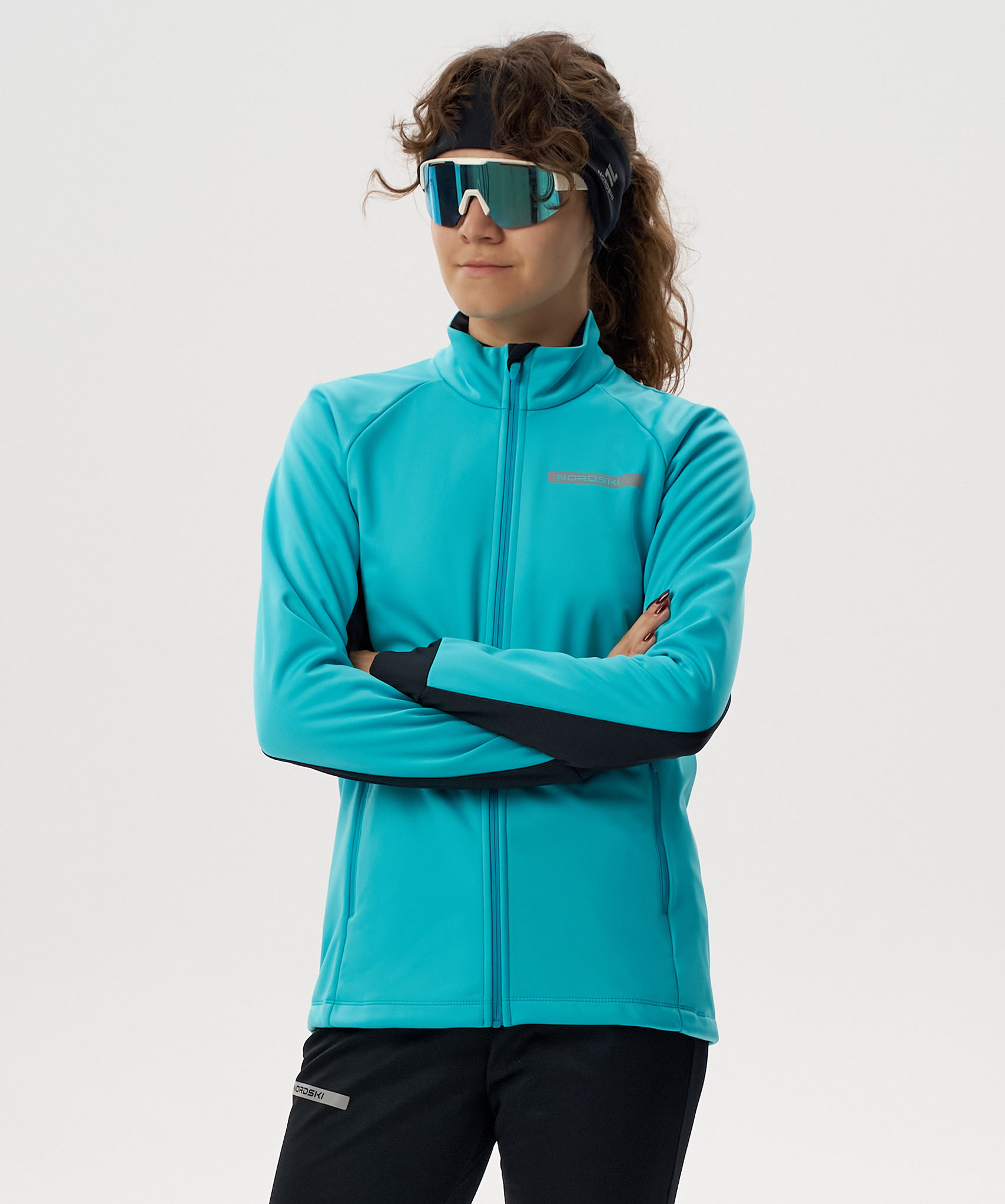 Тренировочная куртка Nordski Core Light Breeze/Black W
