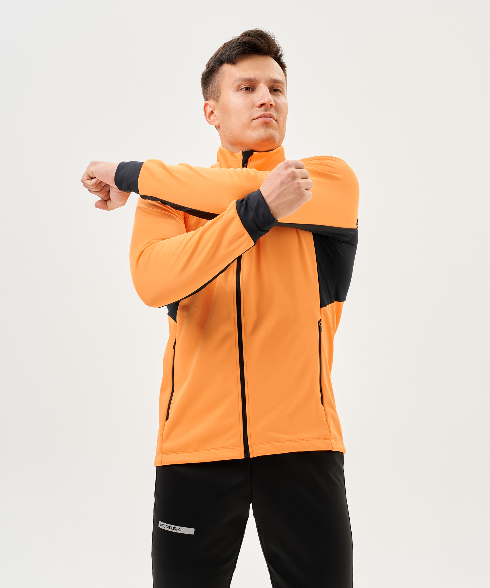 Тренировочная куртка Nordski Core Orange/Black