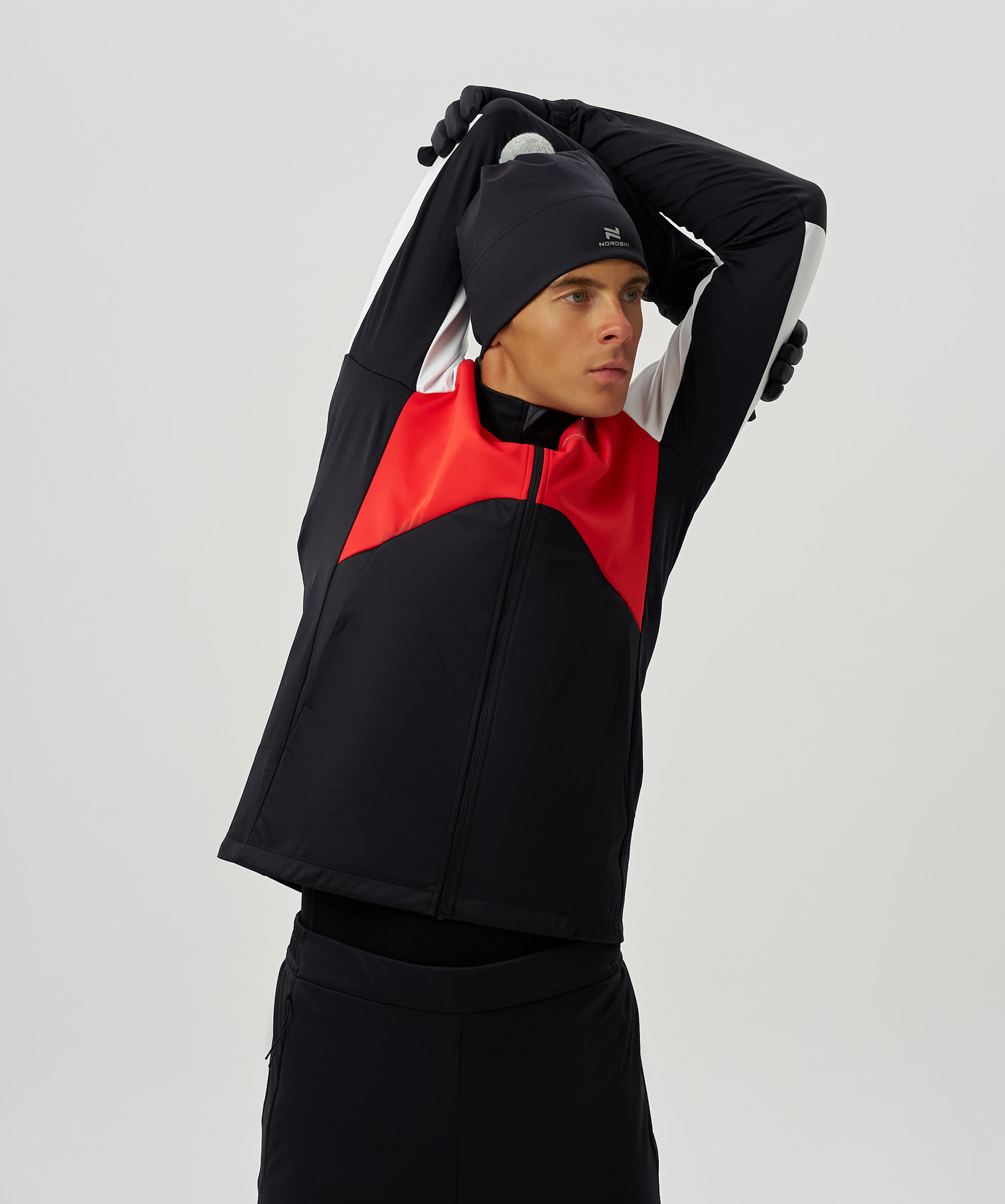 Тренировочная куртка Nordski Pro 2.0 Red/Black/White