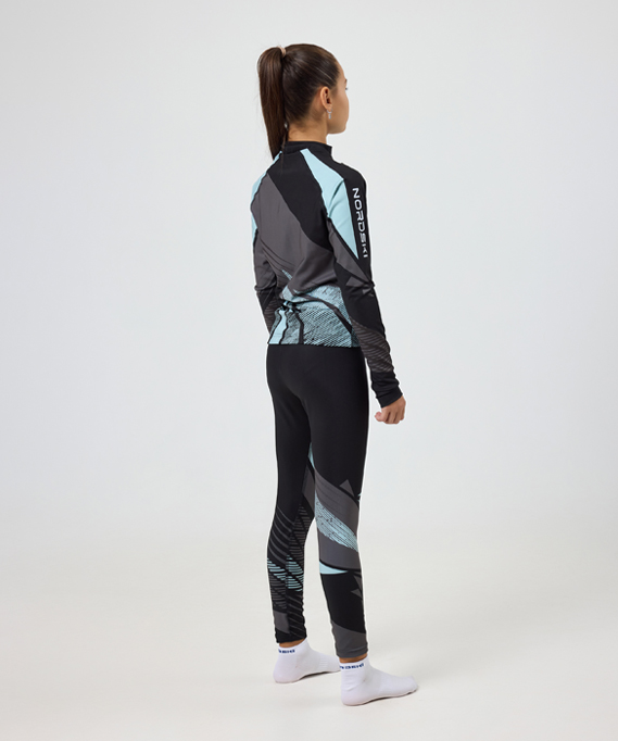 Гоночный костюм Nordski Jr. Heat Black/Ice Mint