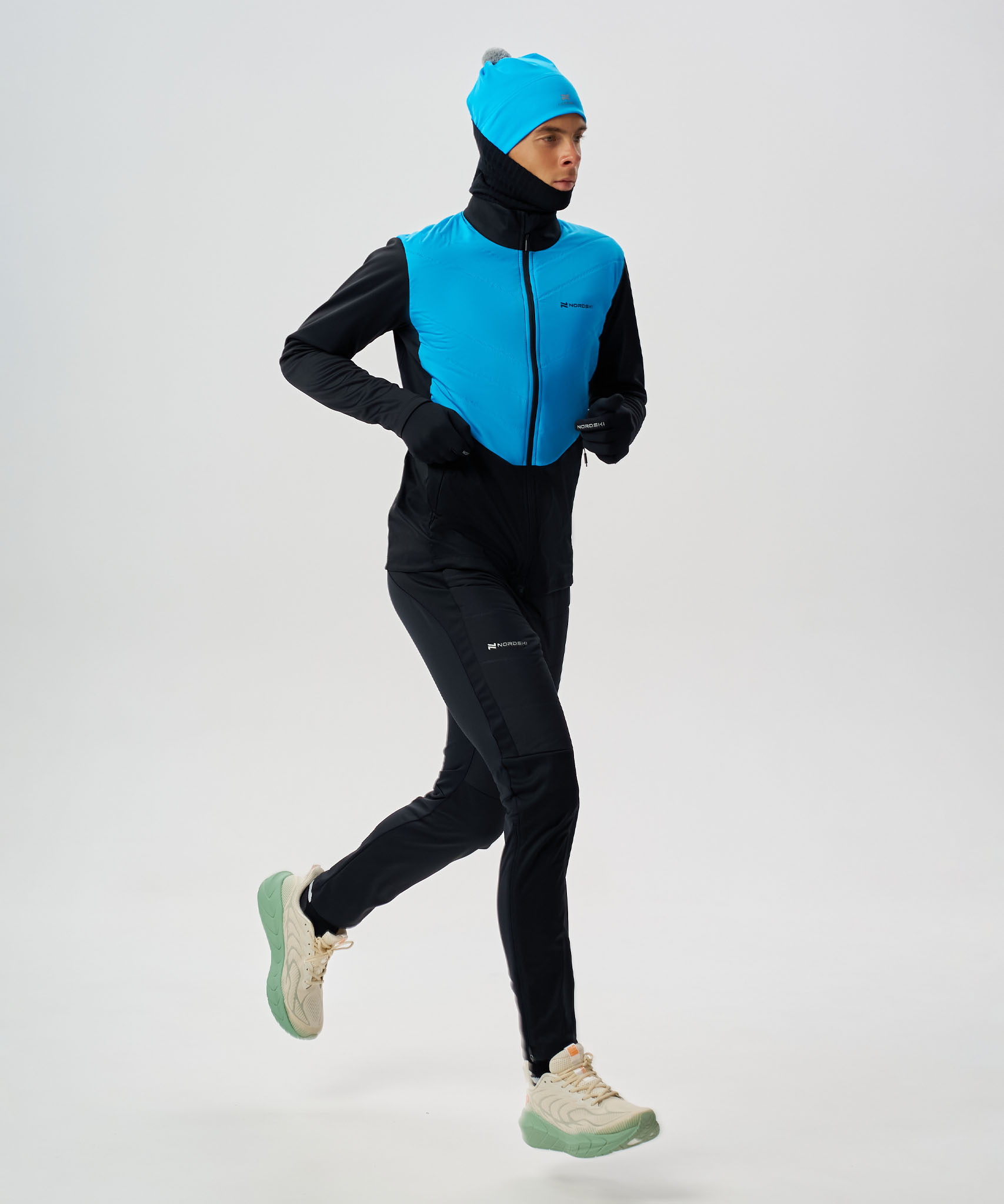 Куртка Nordski Hybrid Pro 2.0 Black/Light Blue