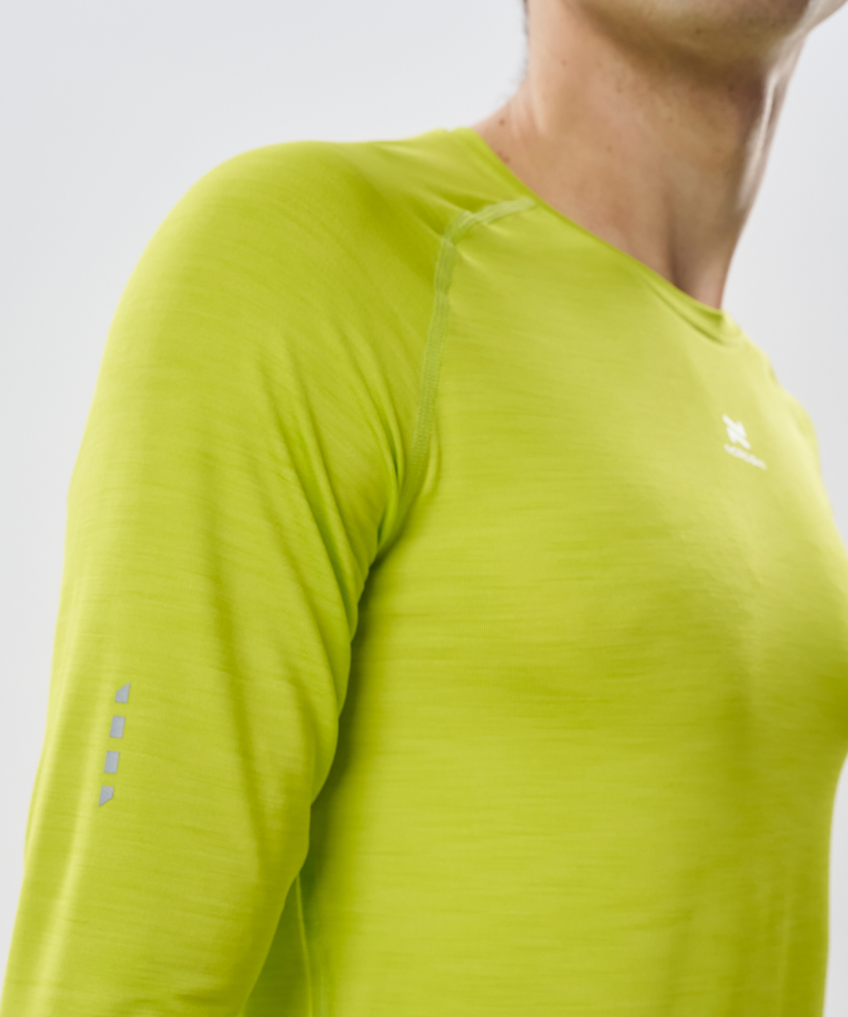 Футболка Nordski Pro Lime с длинным рукавом