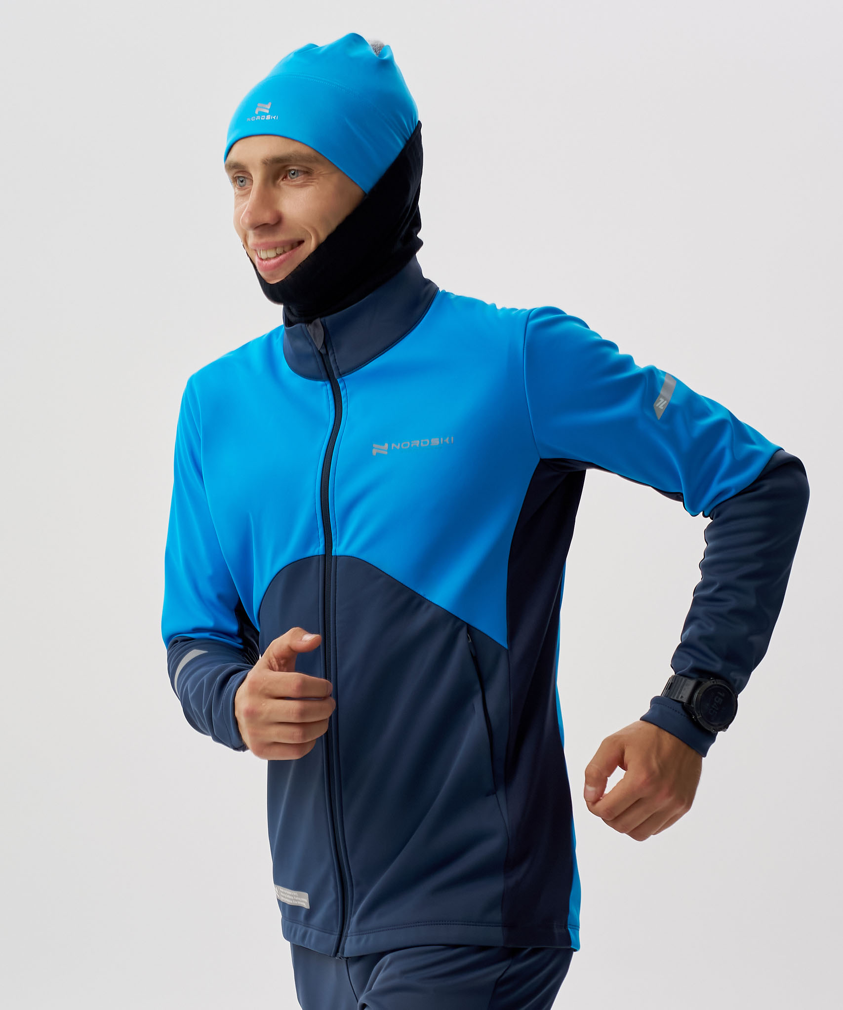 Тренировочная куртка Nordski Pro 2.0 Light Blue/Blue