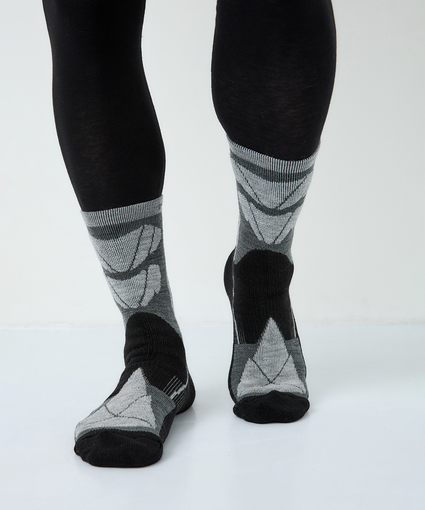 Носки Nordski Wool black/grey