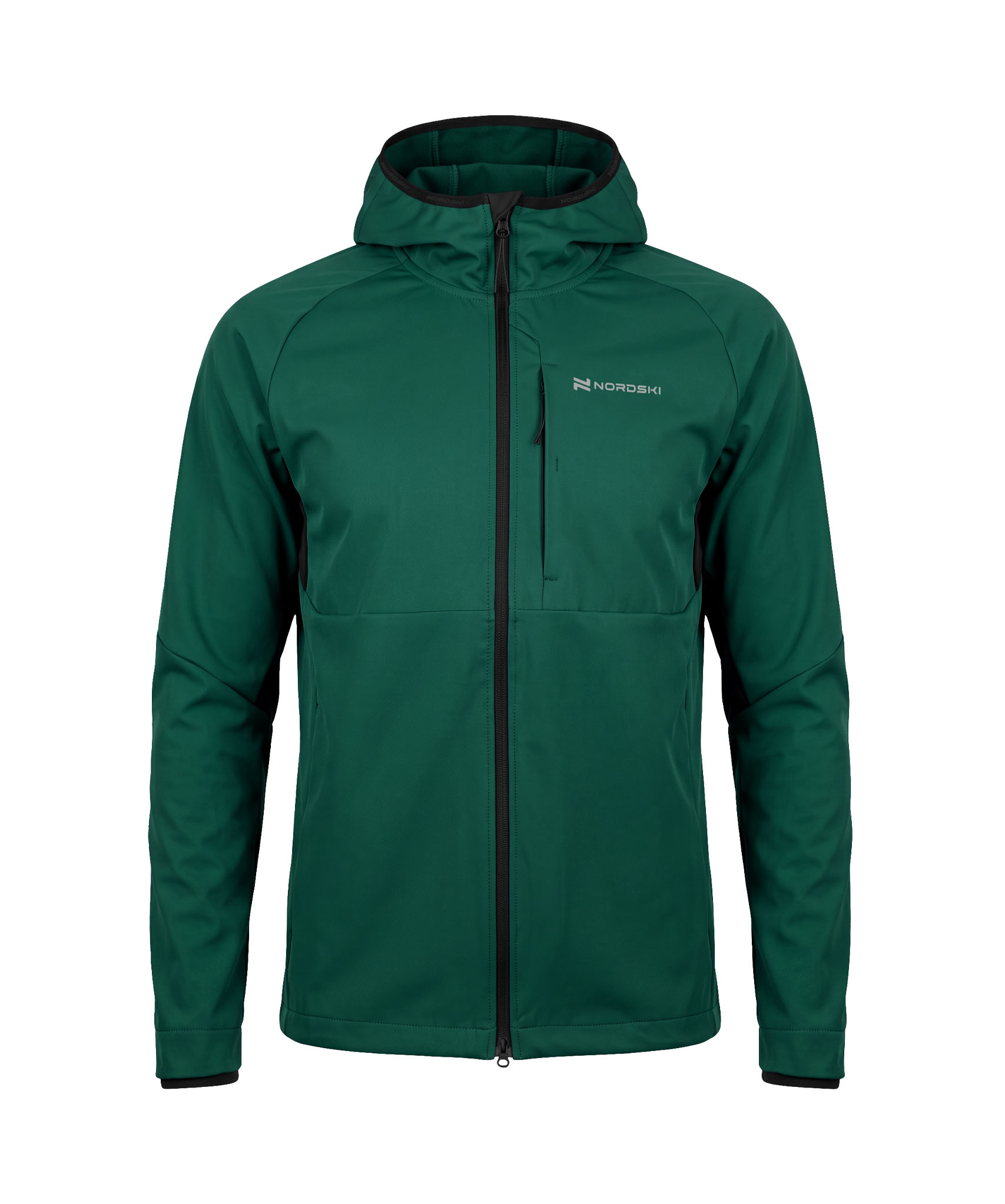 Тренировочная куртка Nordski PRO TOUR HOOD Alpine Green