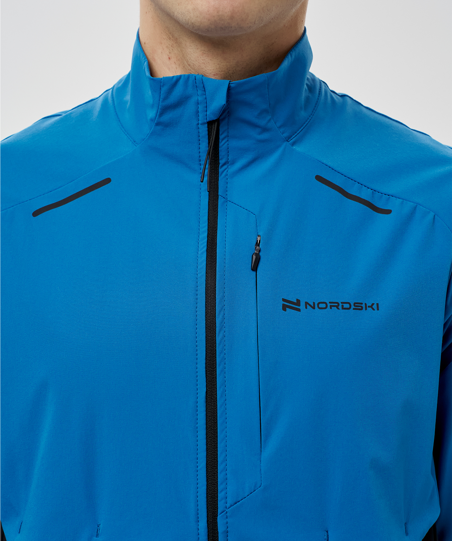 Ветровка Nordski Pro Energy Running Sea/Black