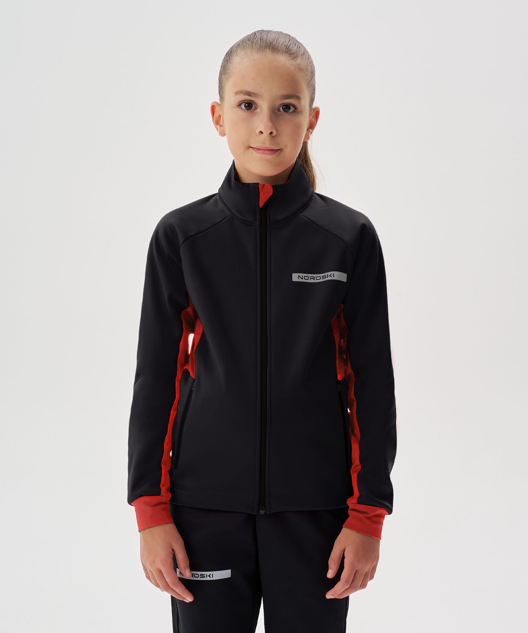 Тренировочная куртка Nordski Jr. Core Black/Red