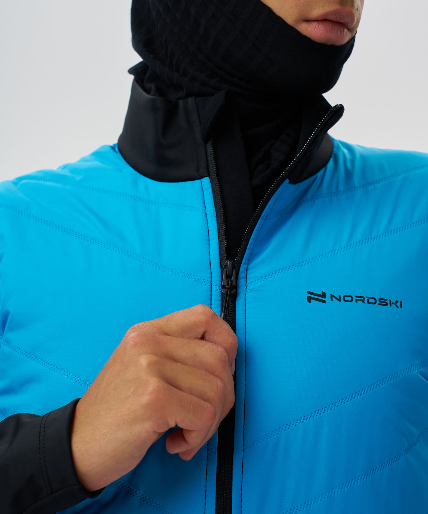 Куртка Nordski Hybrid Pro 2.0 Black/Light Blue