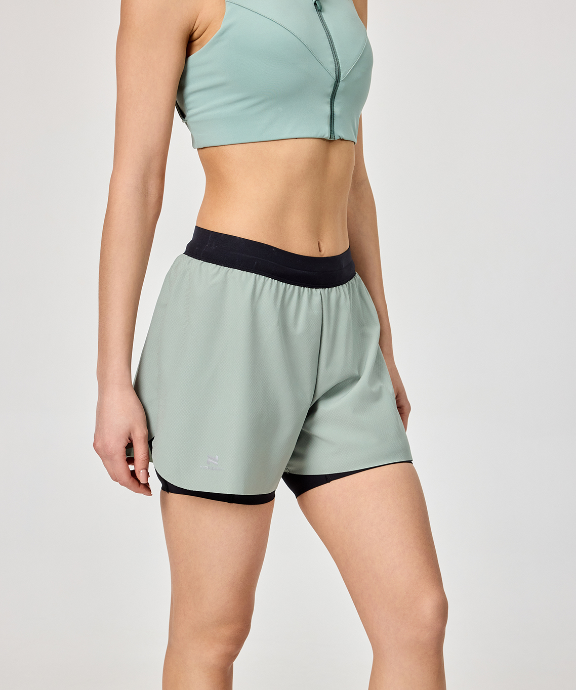 Шорты с лосинами Nordski Stayer Ice Mint/Black W