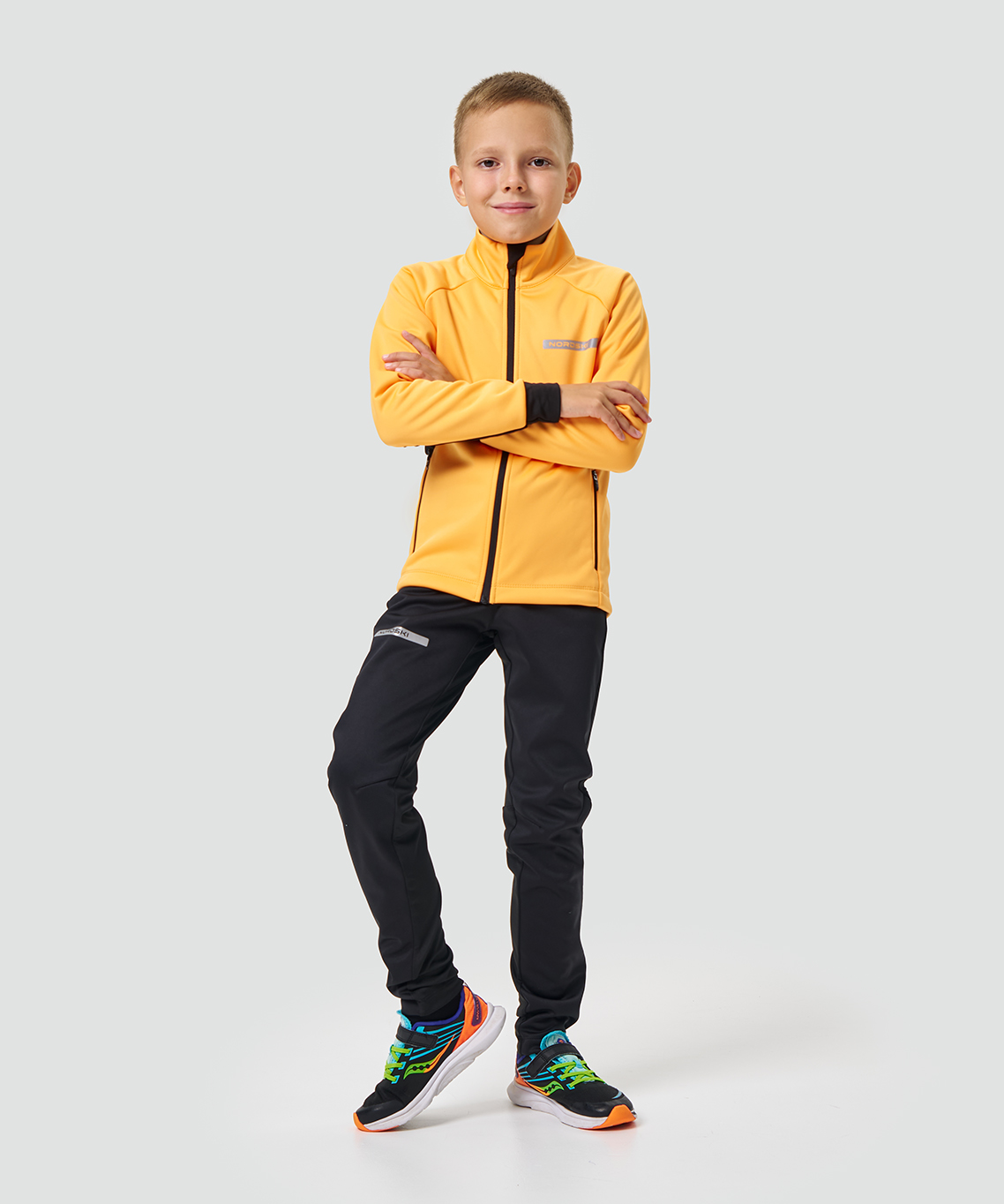 Тренировочная куртка Nordski Jr. Core Orange/Black